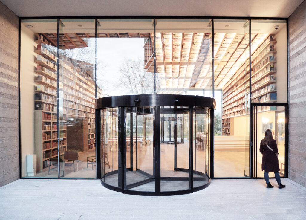 Hall Campus Boulogne bibliothèque entrée vue exterieur
